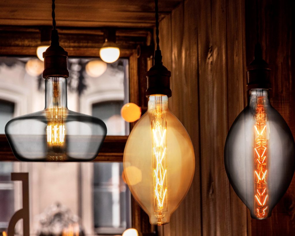 lampada com formato especial horoz